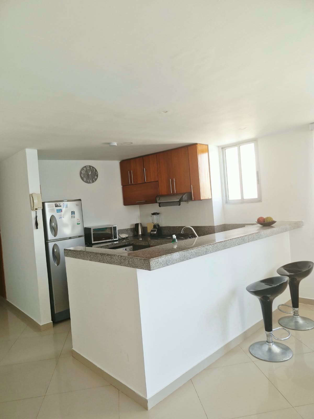 Apartamento 4-1A cocina - barra